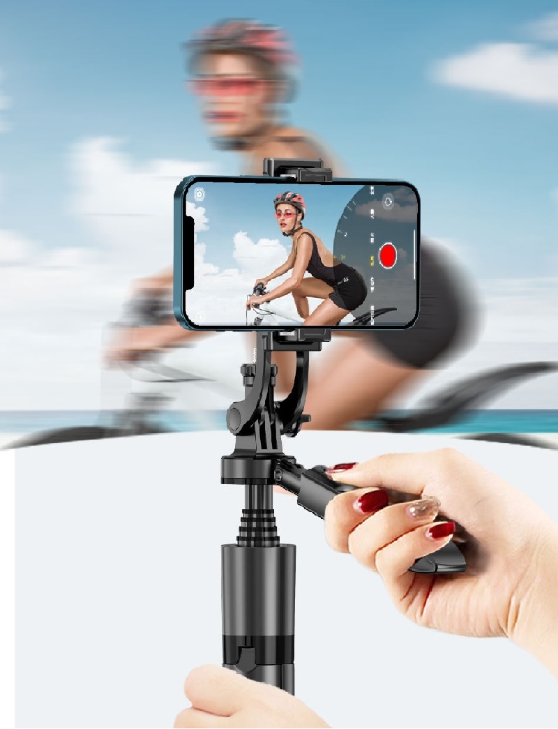 360 Auto Face Tracking Gimbal AI Smart Gimbal Face Tracking Auto Phone Holder For Smartphone Video Vlog Live Stabilizer Tripod - Image 8