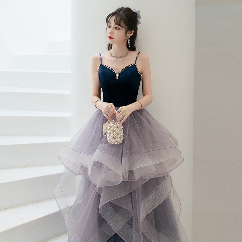 Women’s Blue Starry Sky French Dress