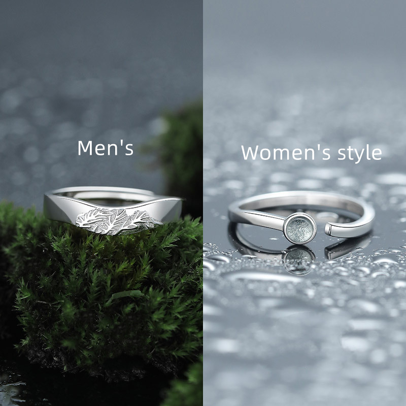 Small Design Jianjia Bailu Lovers' Ring Lovers - Shop at LoveMi