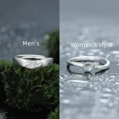 Small Design Jianjia Bailu Lovers' Ring - Lovers - View 1