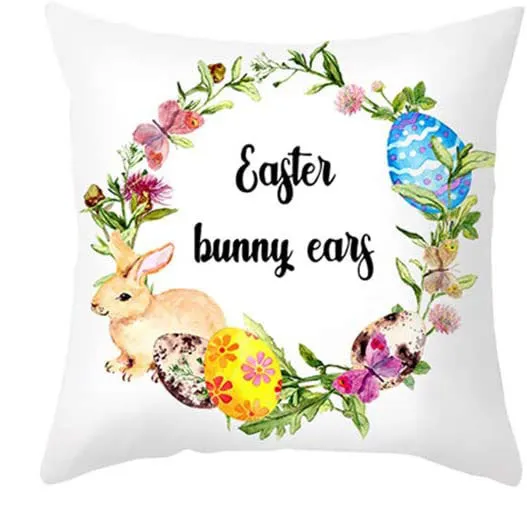 Living Room Sofa Bed Easter Linen Throw Pillowcase Color11 - Shop at LoveMi