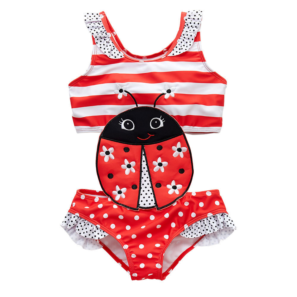 Baby Girls Swimwear Watermelon Swimsuit Swimming Beach Bathing Bikini Cute Summer One-piece Swimming Costume — foto 9