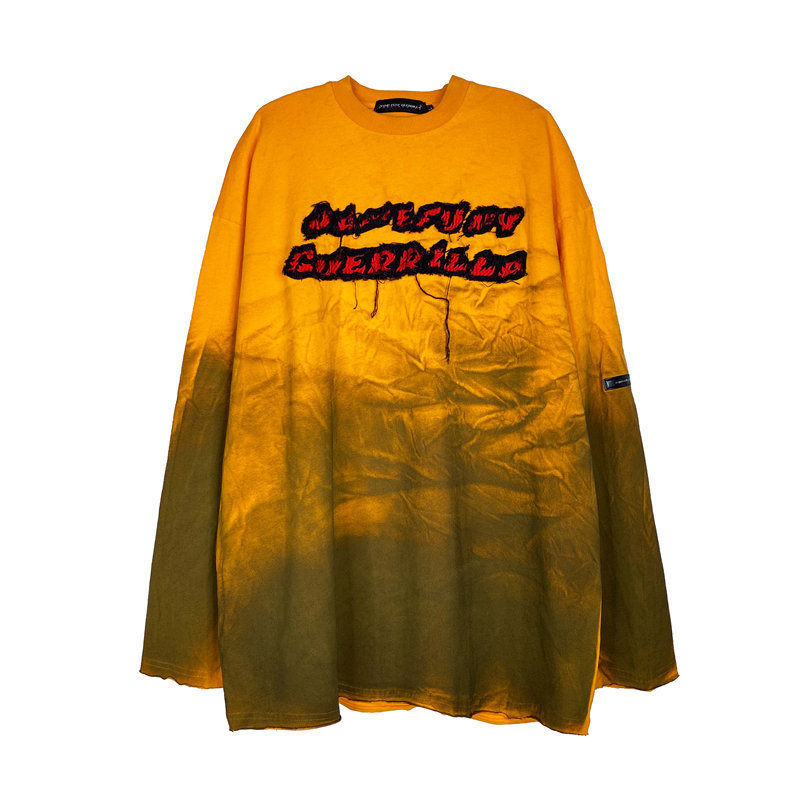 Title 2, T-shirt met lange mouwen Hiphop oversized losse...