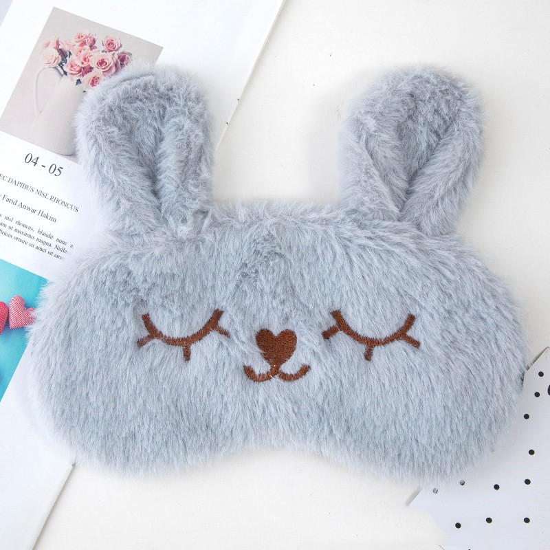 Gray Plush Rabbit