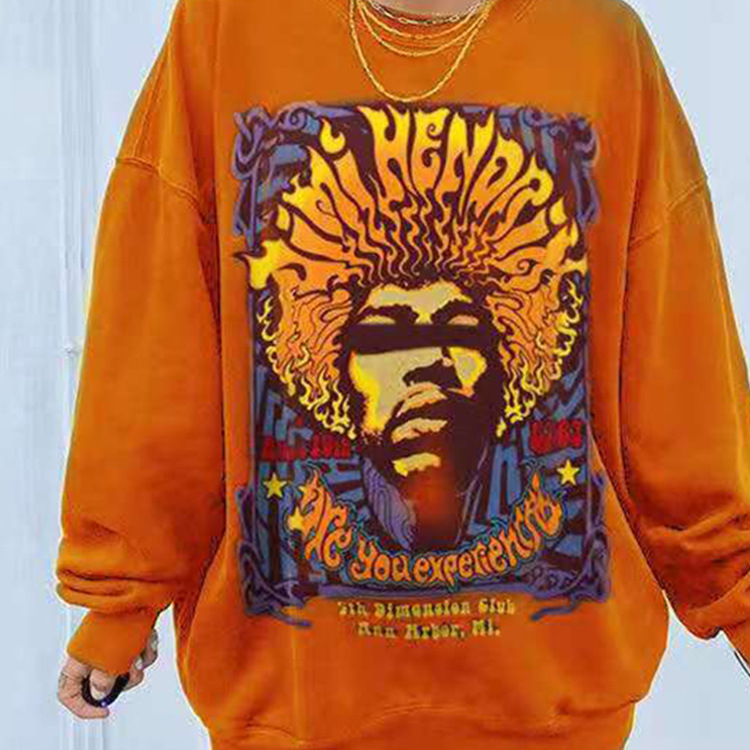 Tie-Dye Printed Long Sleeve T-Shirt Sweatshirt