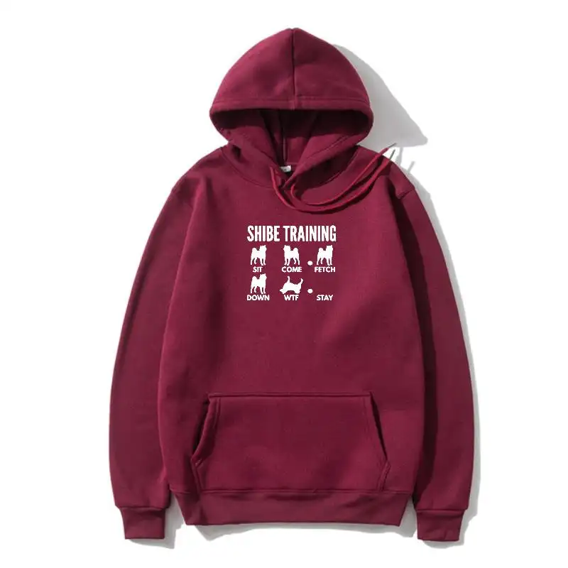Training Dog Hoodie Sports Men Streetwear