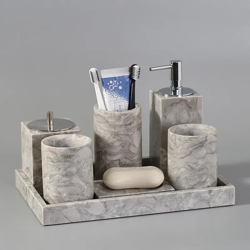 Bathroom Toilet Set Marble Set Hotel Model Room Home