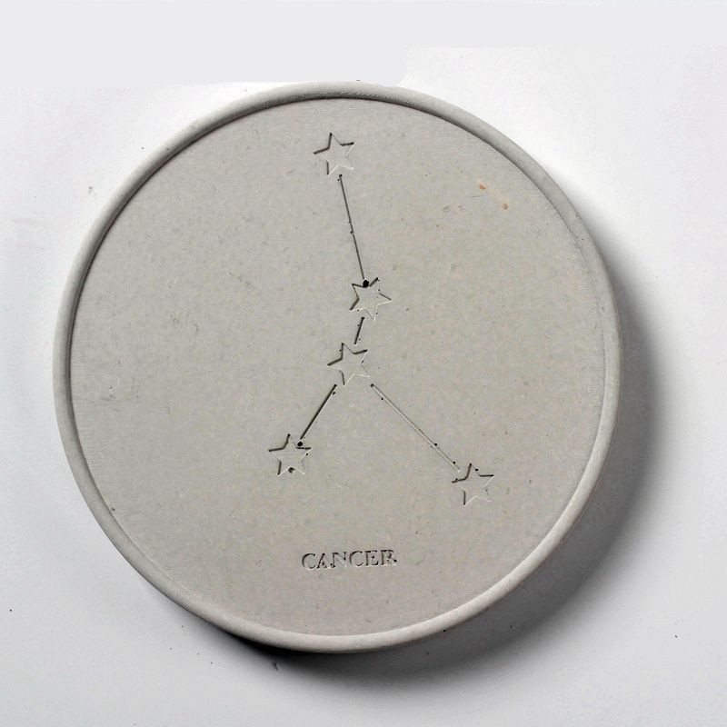 Title 2, Fair-faced Concrete Round Constellation Coaster...