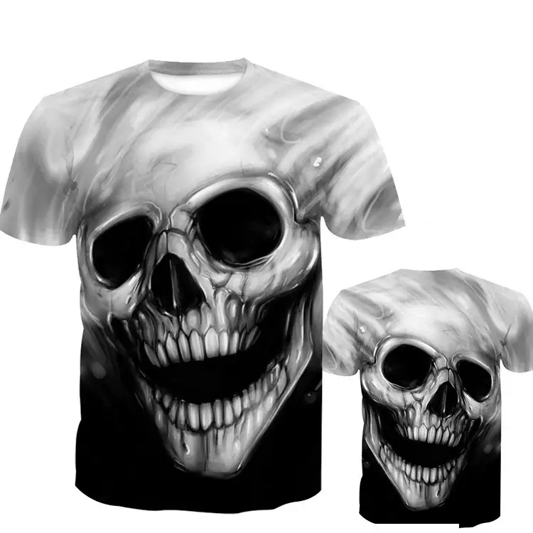Casual Digital Printing Men's Short-sleeved T-shirt