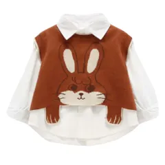 Cute Girls Knit High-end Parent-child Vest - Shirts - View 1