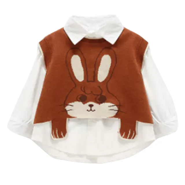 Cute Girls Knit High end Parent child Vest Shirts - Shop at LoveMi