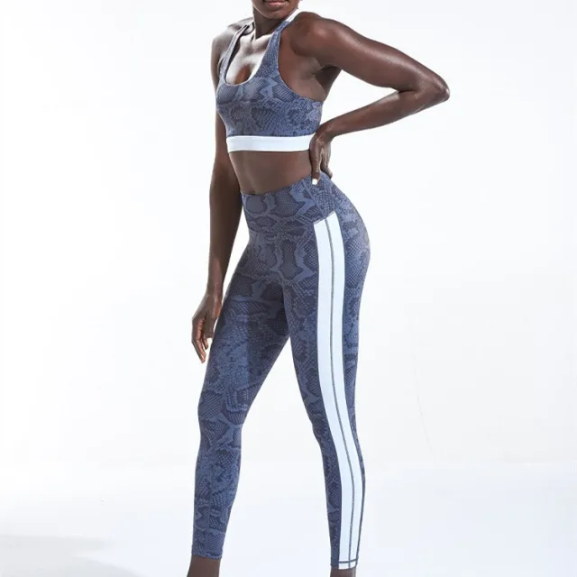 Women's High waist Hip lifting Running Tight fitting Elastic Feet Sports Fitness Pants Blue - Shop at LoveMi