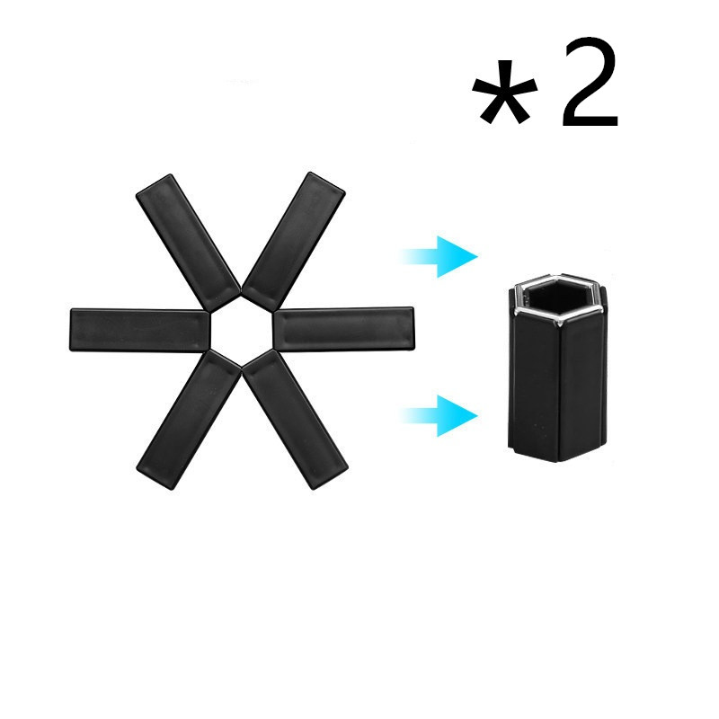 Foldable Pan Mat Sturdy Heat Resistant ABS Heat-insulated Anti-slip Anti-scald P