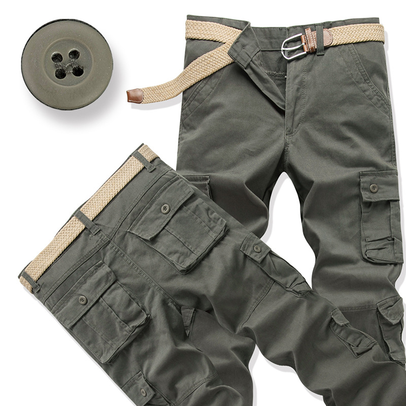 Title 5, Multi-pocket Cargo Pants Trousers Thick Pants P...