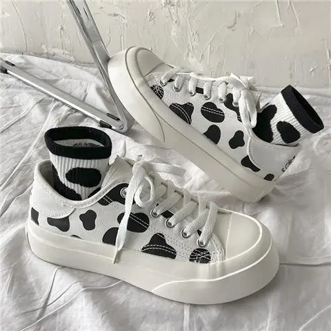 Canvas Shoes Women's Summer Thin New Spring And Autumn Small White Board Shoes All match Students Black - Shop at LoveMi
