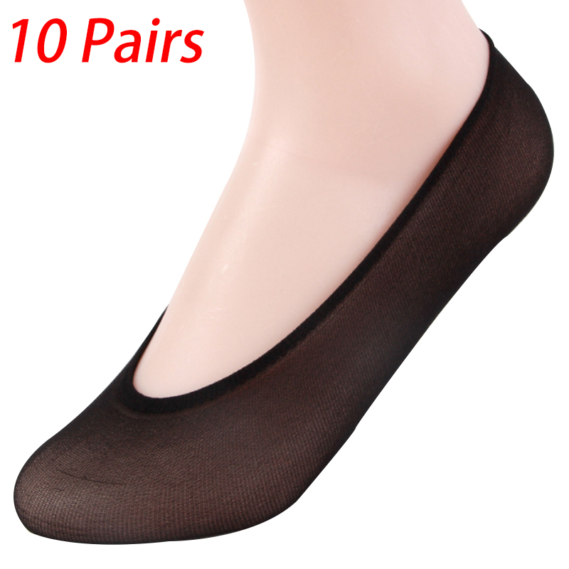 10 Pairs Womens Ladies Invisible Trainer Socks No Show Footies Shoe Liner — image 8