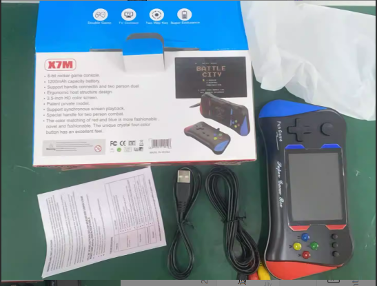 3.5'' 500 Classic Games Handheld Retro Video Game Console Player For Kids Adults