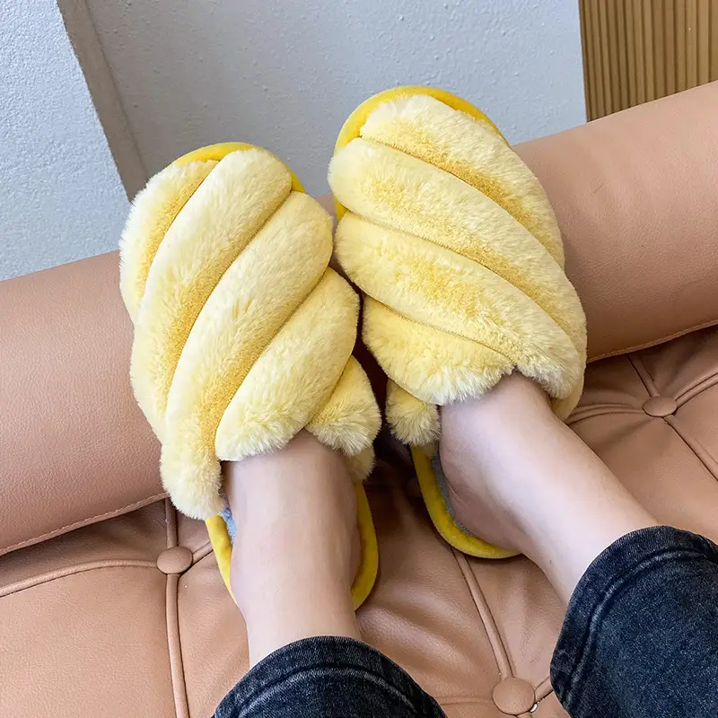 Women's Indoor Plush Cotton Slippers Home