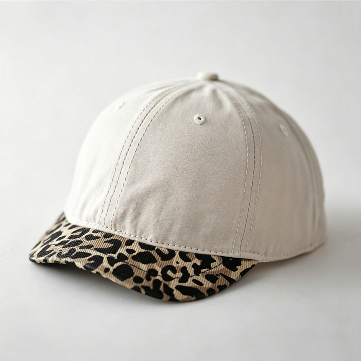 Leopard Print Baseball Cap — Unisex Street Style Hat