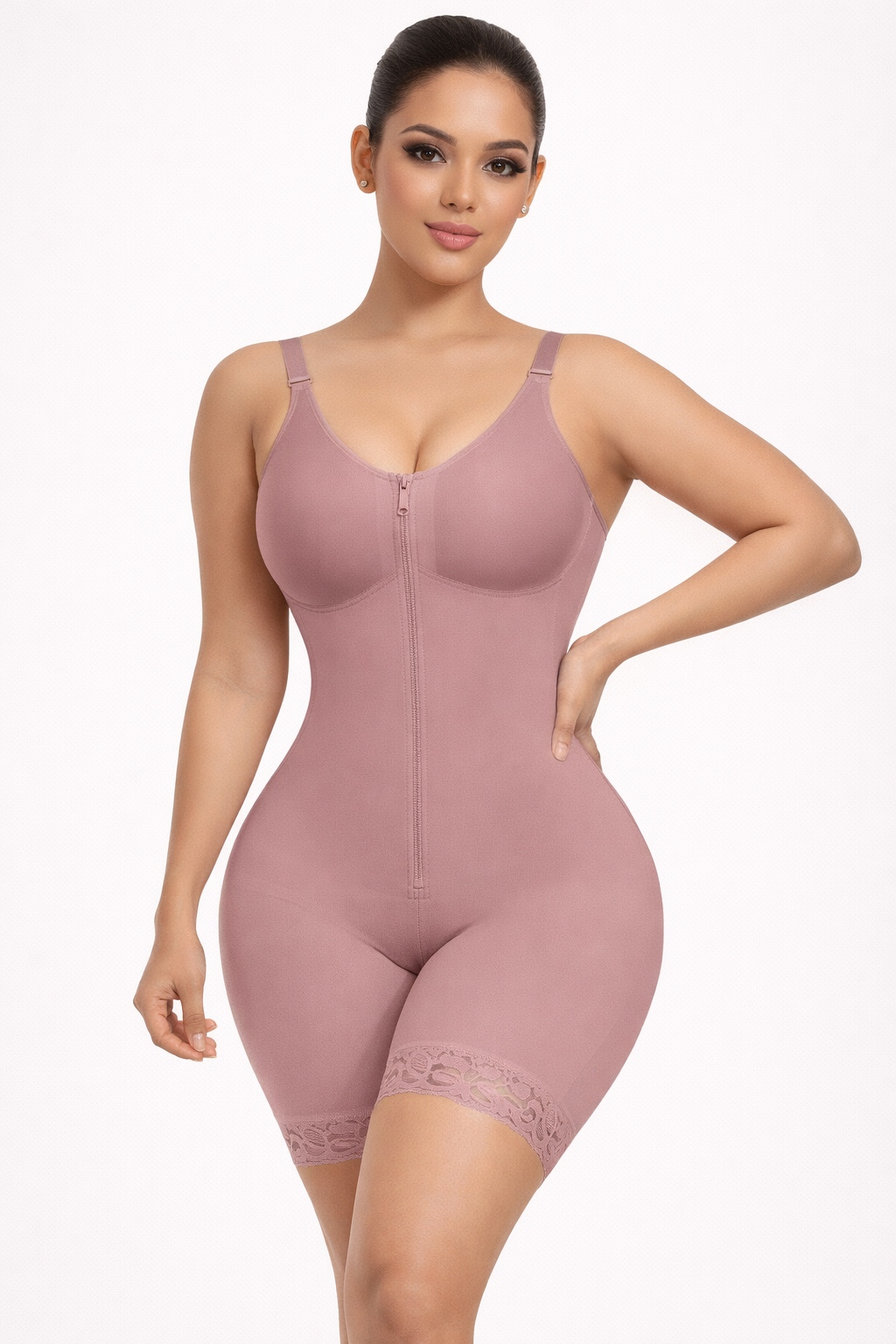 Fajas Colombianas Moldeadoras Postpartum Shapewear For Women Tummy Control Butt Lifter Body Shaper With Zipper Crotch 3