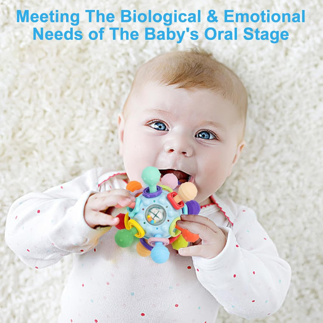 Baby Montessori Sensory Toys For Baby Teether Teething Toys For Babies 0 3 6 9 12 18 Months Newborn Infant Learning Developmental Toys 2