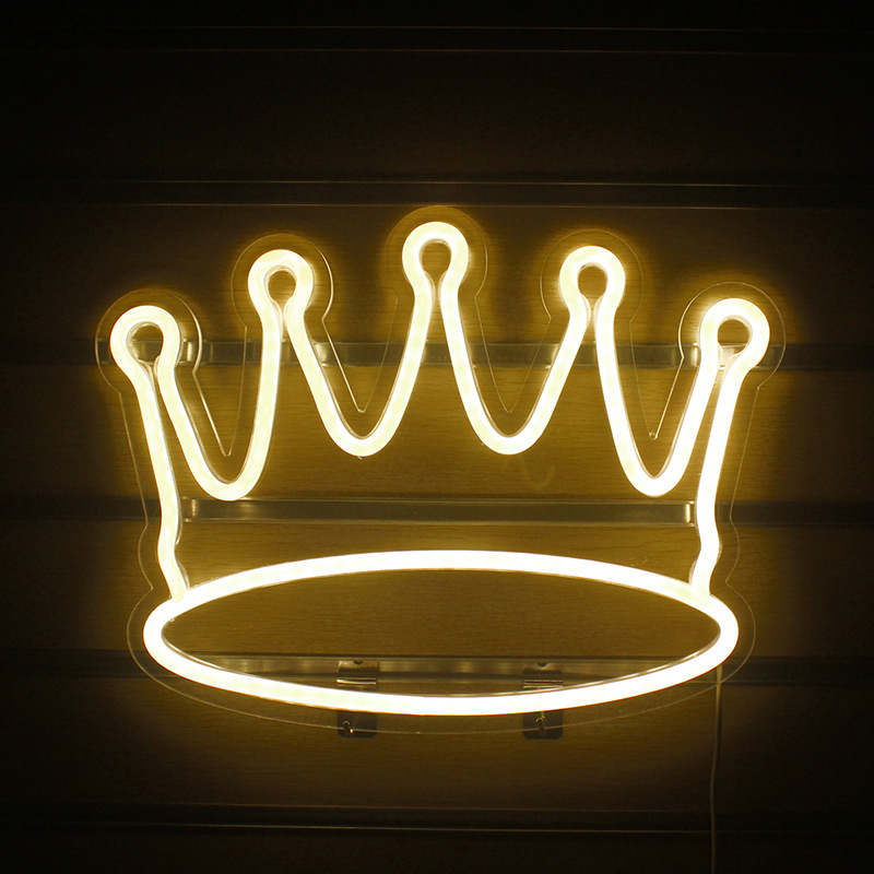 LED Neon Crown Light