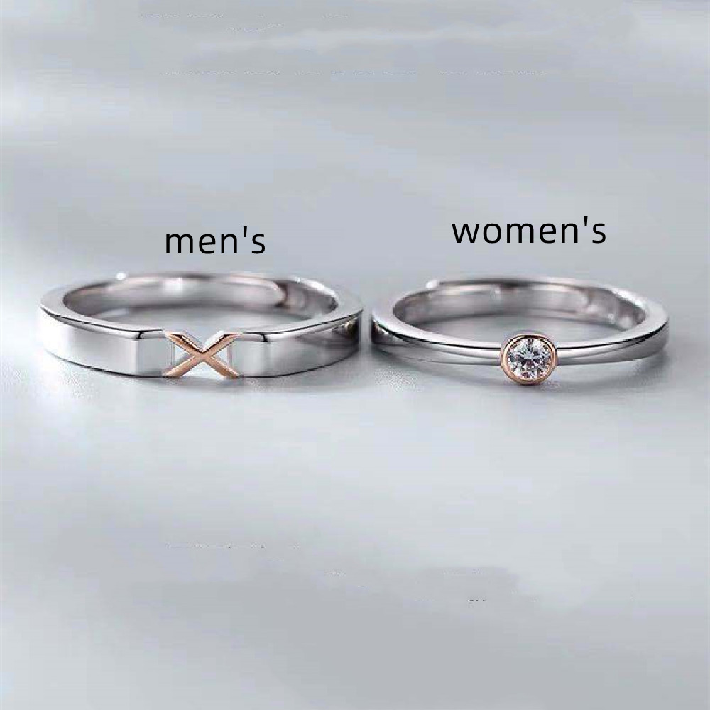 Title 5, Couple Fashion Sterling Silver Ring