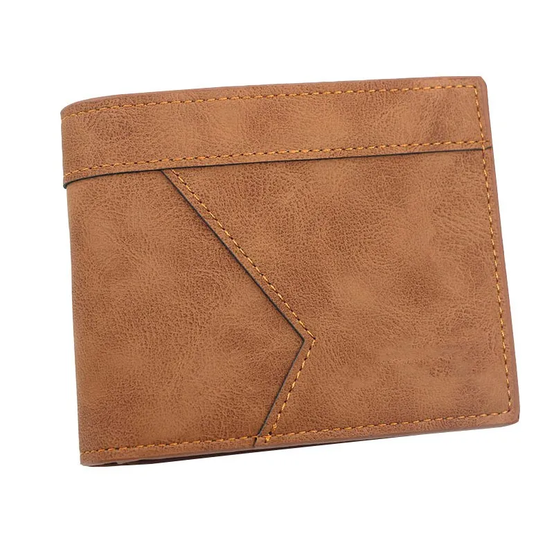 Men's Short Matte Leather Large Capacity Wallet – image 5