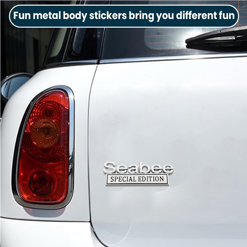 2pack Seabee Special Edition Emblems, Seabee Emblem 3D Badge Decal Car Truck SUV,Refrigerator Sticker,Window Display Stickers,Bicycles, Laptops, Fridges