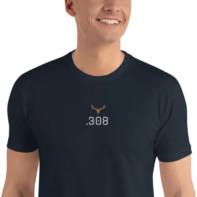 Short Sleeved Slim Fitting Men's T shirt Blue - Shop at LoveMi