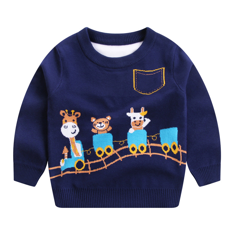 ملابس صبيان من القطن بتصميم طبقتين ولون ظباء