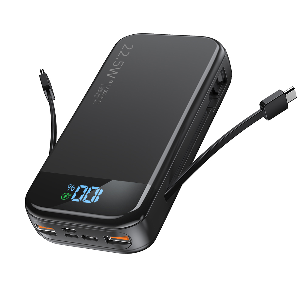 Comes With A 2-wire Digital Display Super Fast Charging Power Bank