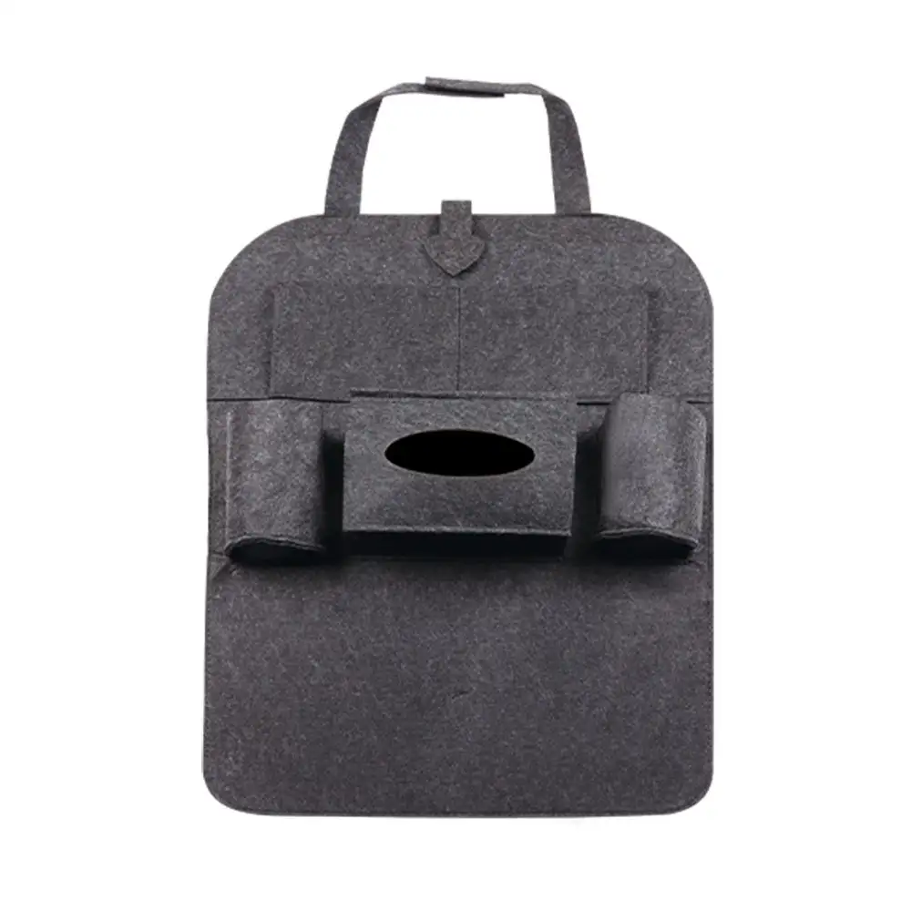 Car Storage Bag Felt Seat Back Long Large
