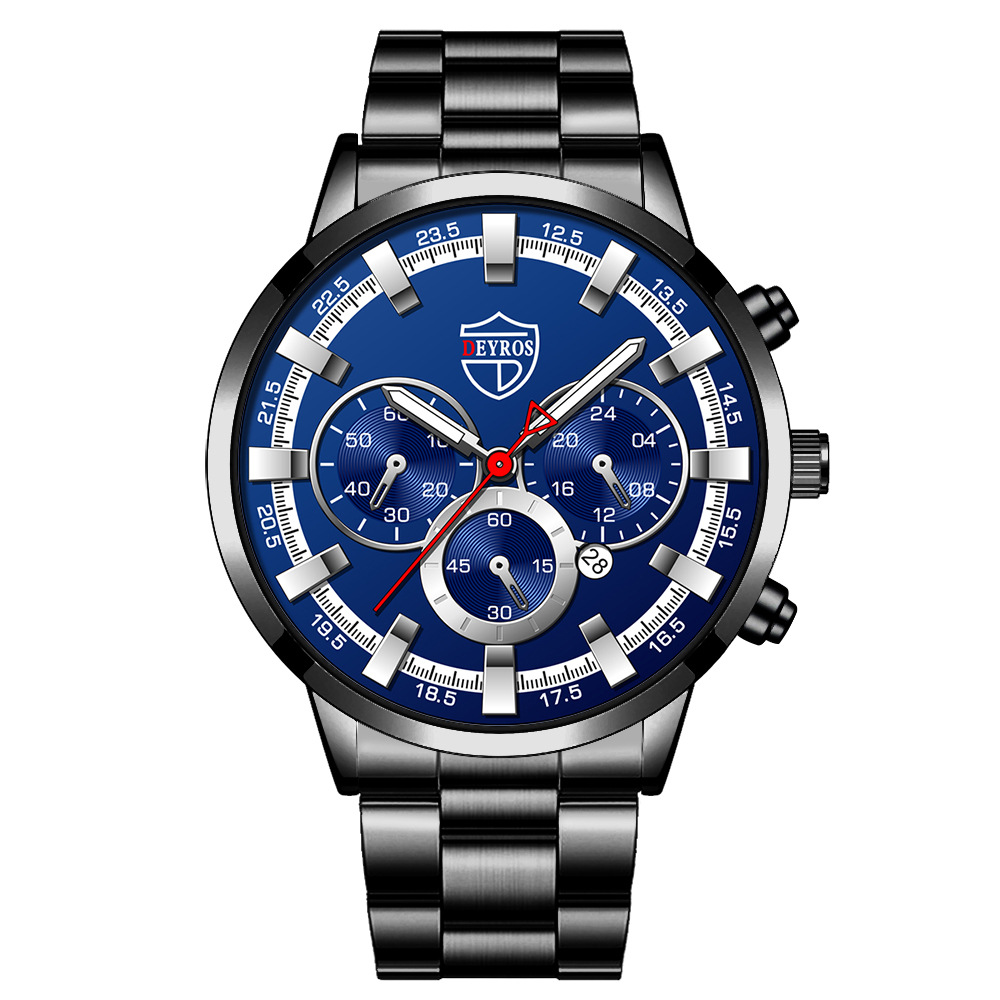 Men's Fashion Business Calendar Luminous Quartz Watch - Picture 7 of 10