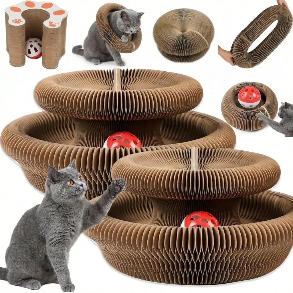 Cat Toy, Magic Organ Scratcher Board, Foldable