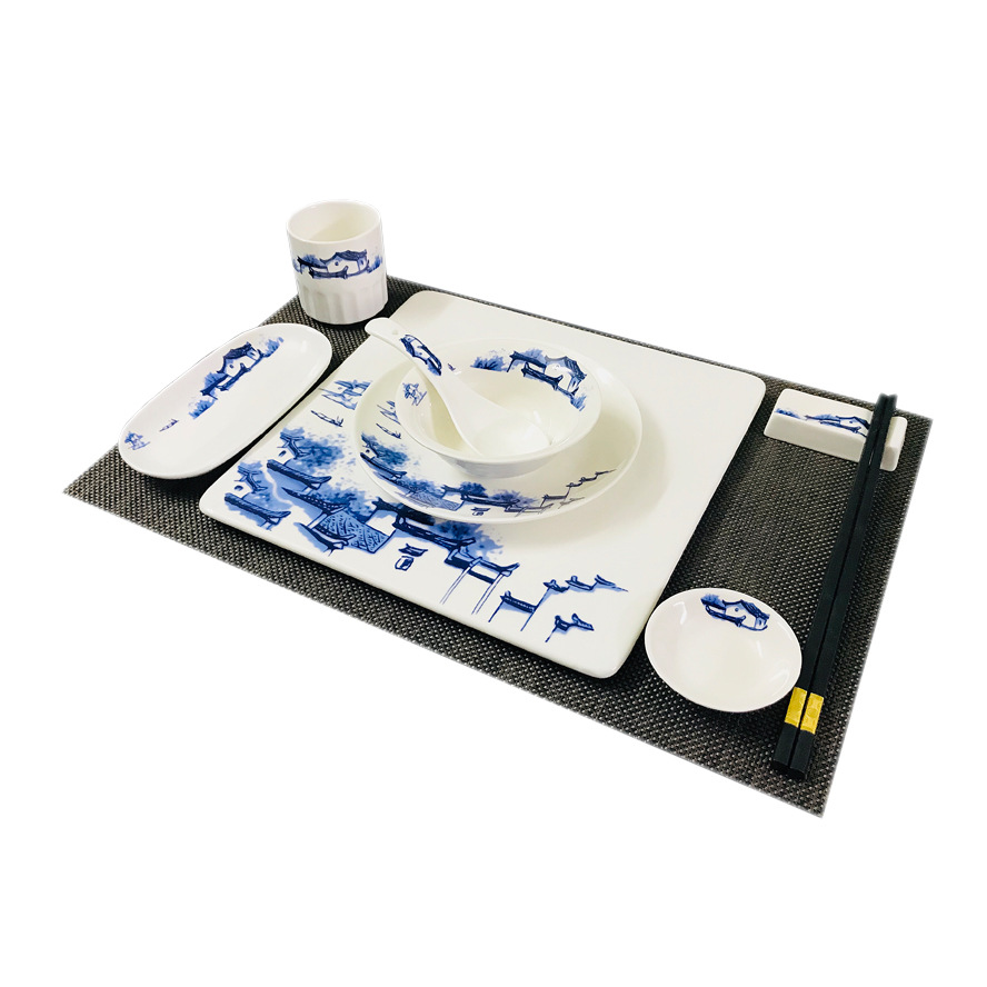 Title 7, Chinese Restaurant Hotel Set Table Ceramic Dish...