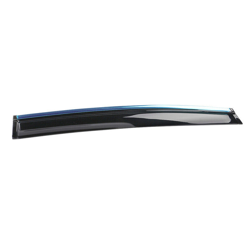 Mugen Style Acrylic Window Visors W- Chrome Trim 4Pc Set 5