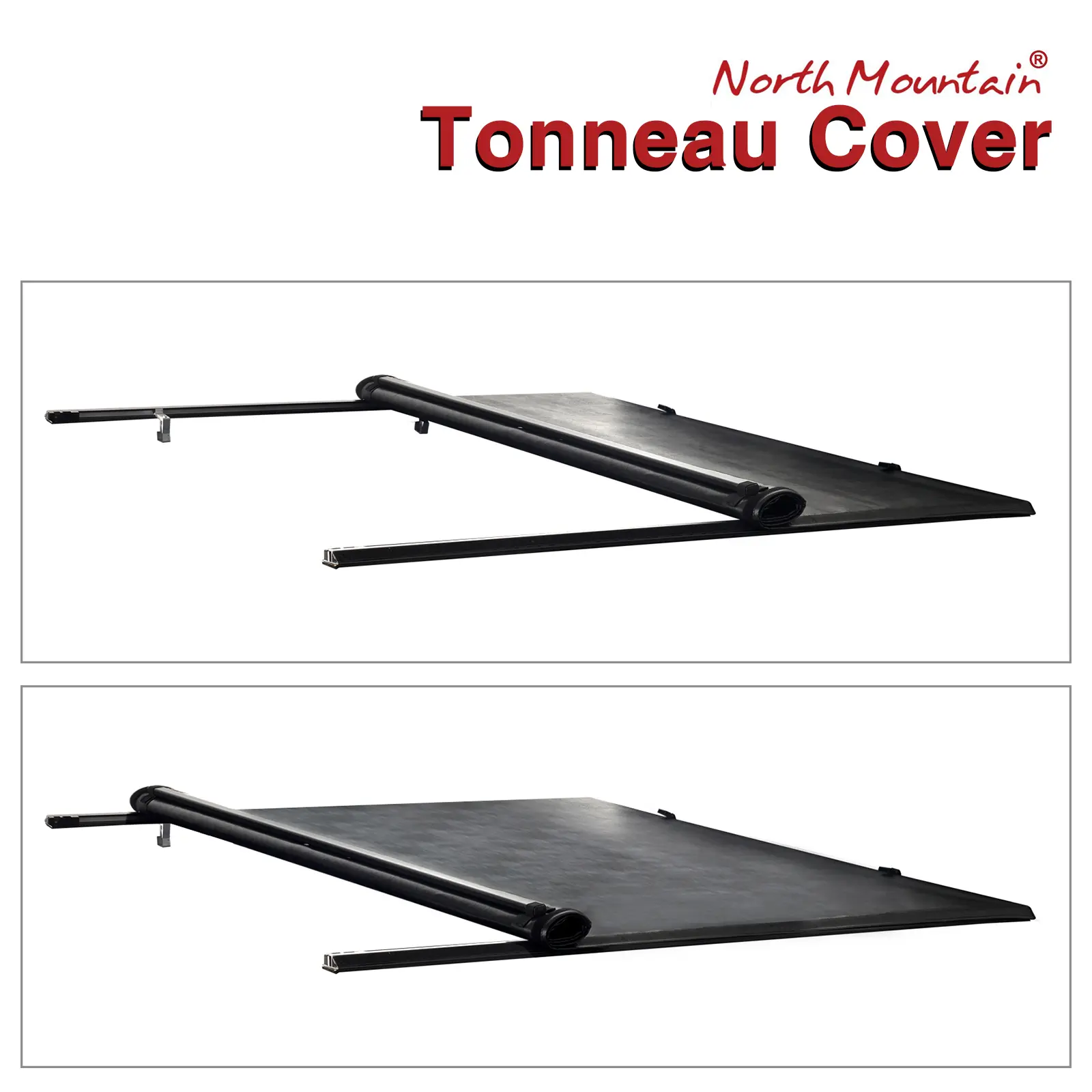 Soft Vinyl Roll-Up Tonneau Cover Assembly Fit 00-04 Dakota 5'3 Fleetside Bed--A80034-1212