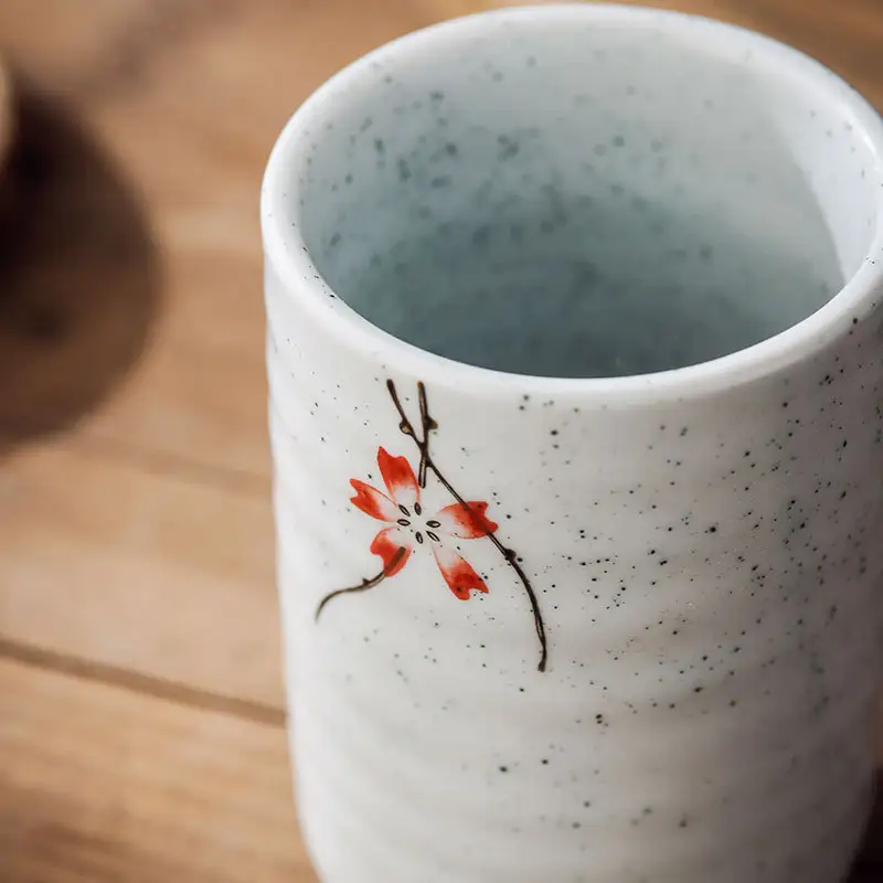 Creative Hand-painted Straight Ceramic Cup Tableware