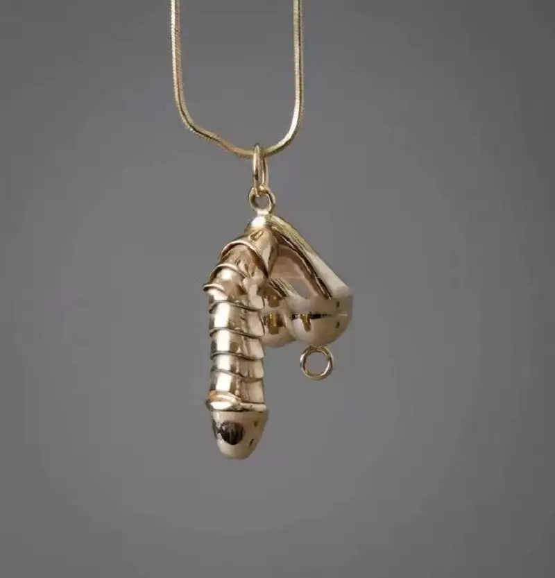Mens Halloween Weird Personality Pendant Necklace Fashion Jewelry