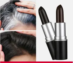 Pure Plant Hair Dye Stick Disposable Hair Dye Hair Cream Pen - Black - View 1