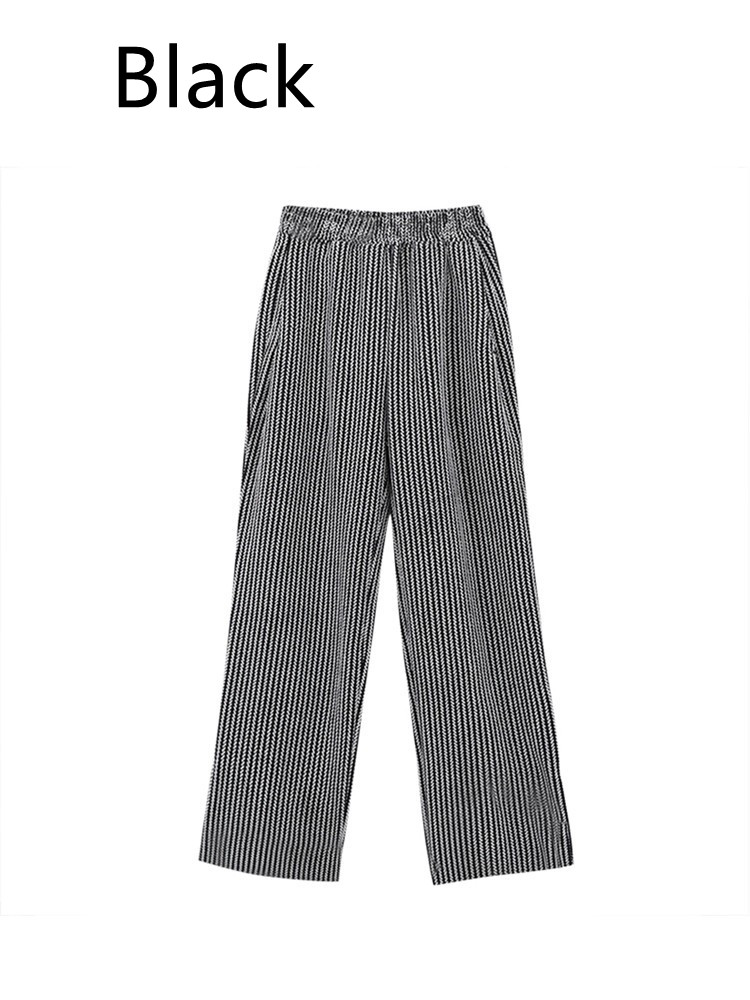 Straight-tube Draping Floor Loose Wide Leg Pants