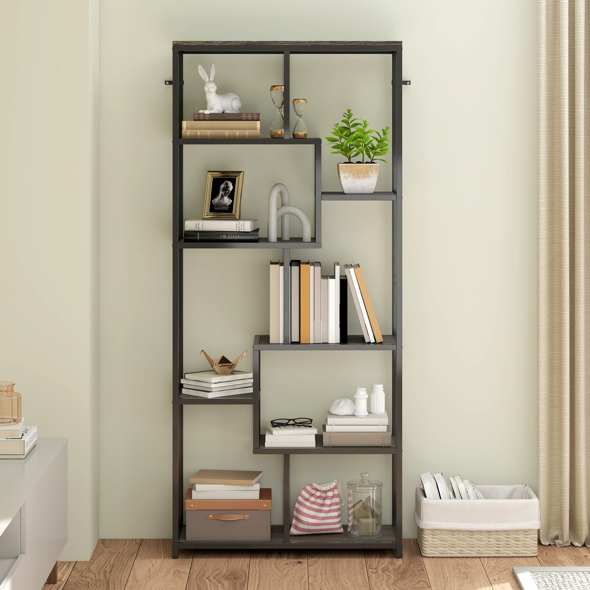 Seven Layer Geometric Bookshelf — image 10