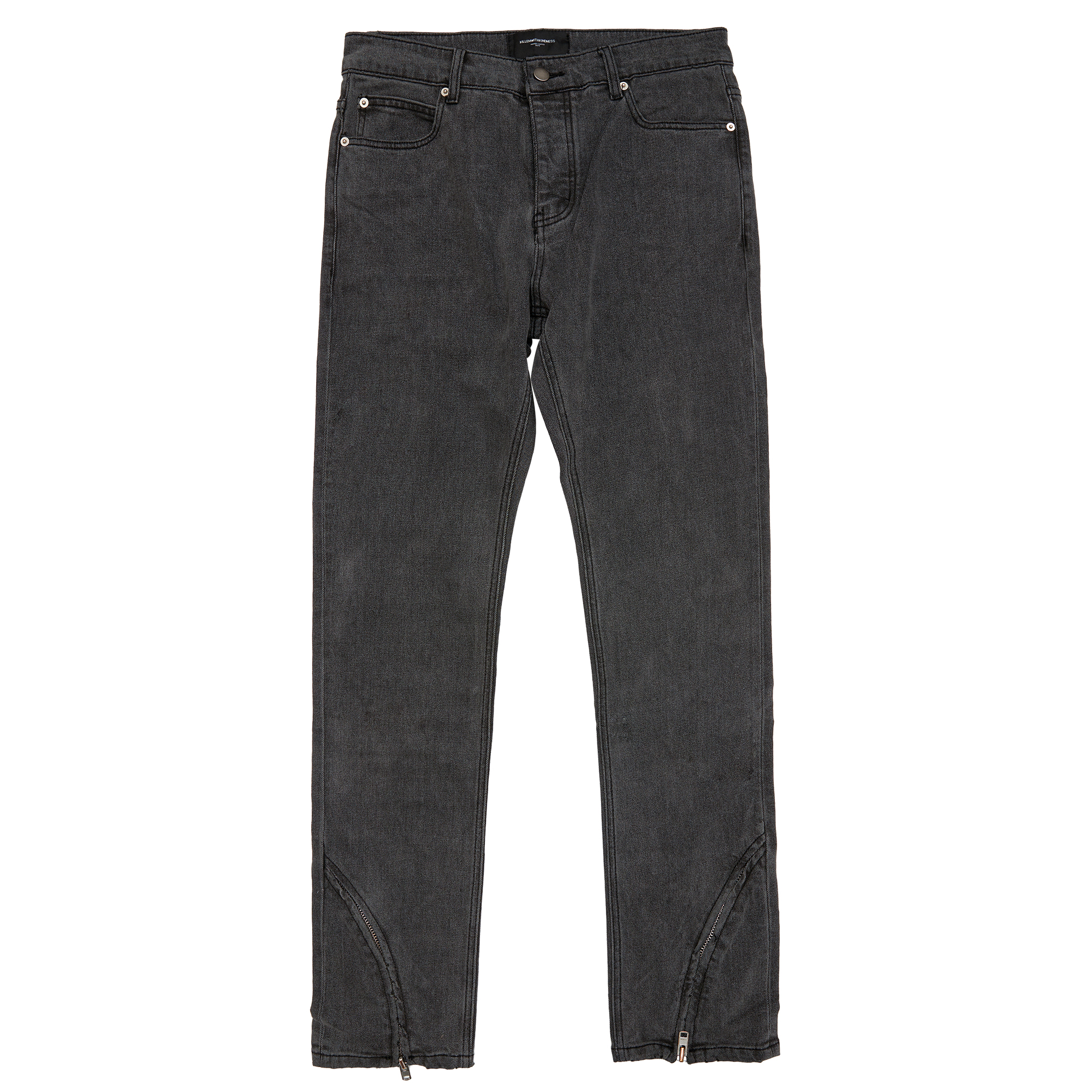 Title 3, Heren casual jeans met lage taille en body curv...