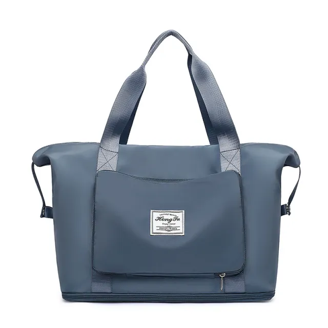 Foldable Large Capacity Women Gym Bags Shoulder Bag Women Training Travel Handle Handbag Yoga Sport Crossbody Tote Bag Women Blue - Shop at LoveMi