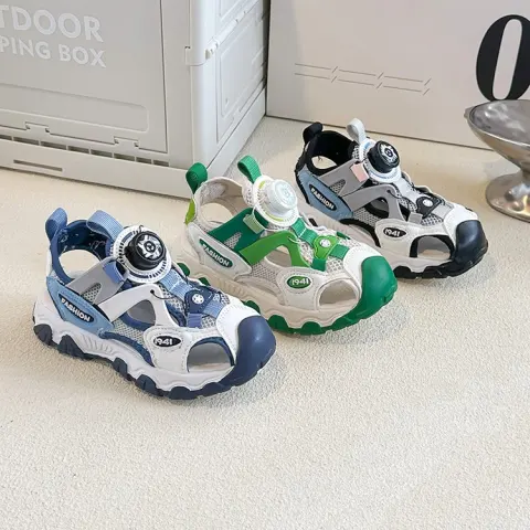 Spring Summer Boys Closed Toe Sandals