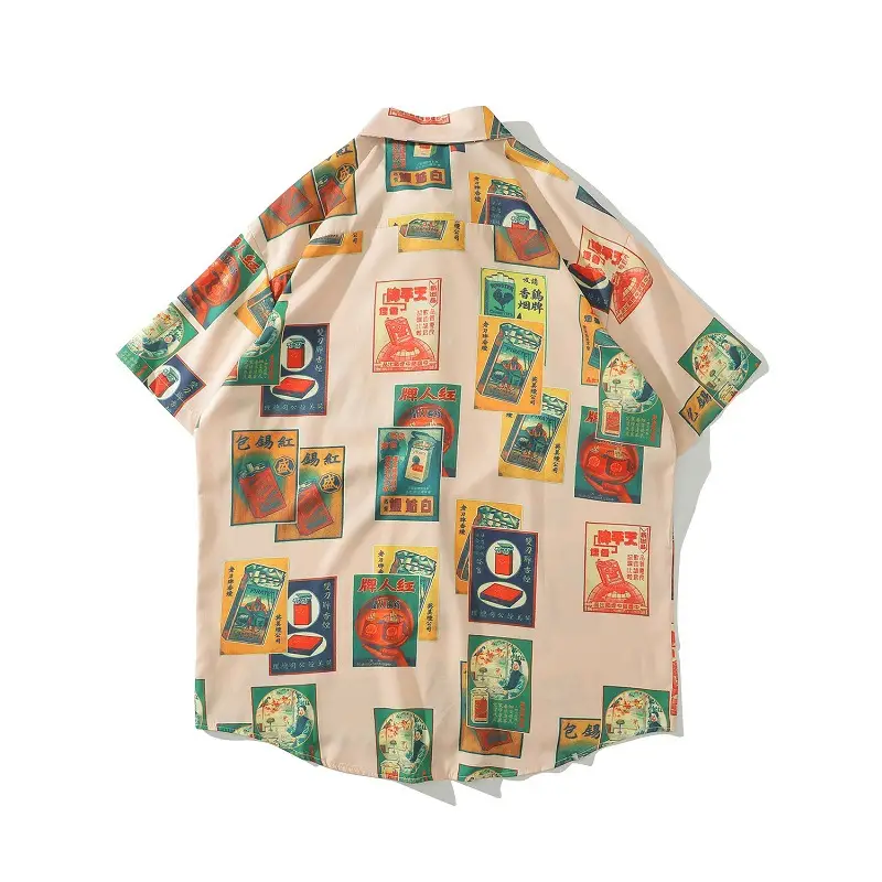 High Street Hawaiian Casual Floral Shirt Vintage