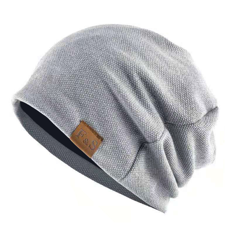 Men's And Women's Fashionable Warm Pullover Hats Grey - Shop at LoveMi