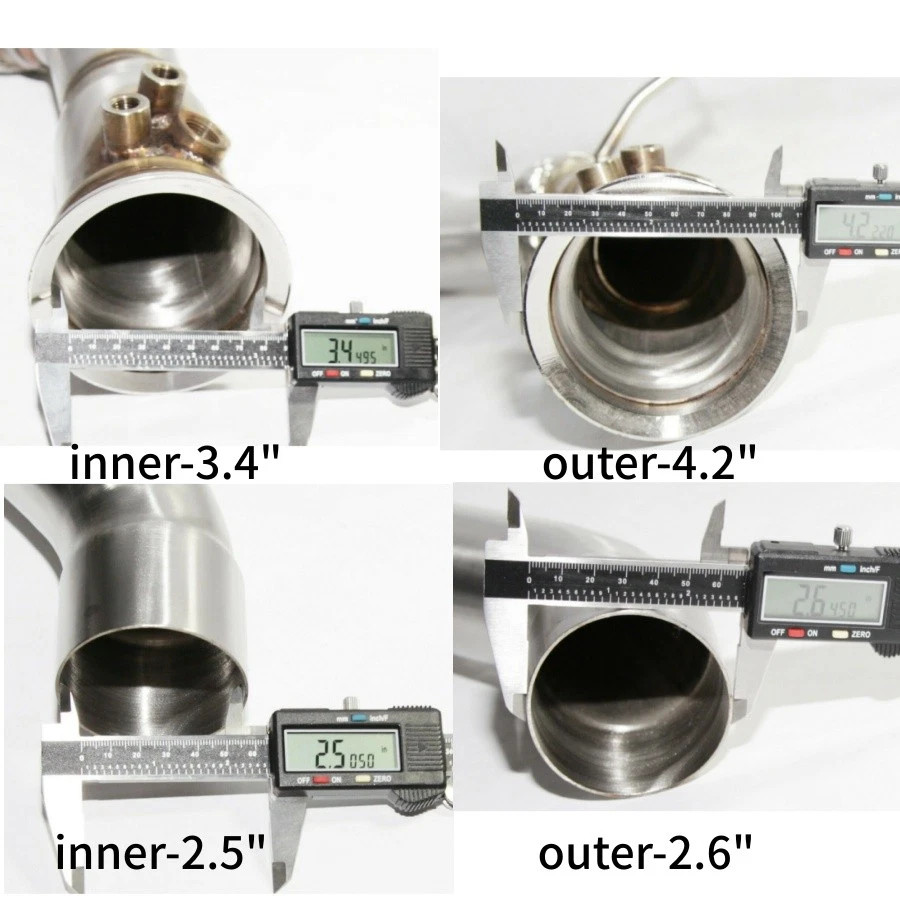 STAINLESS STEELEXHAUST For BWM E90 E60 330D 325D 530D M57N2 UK — image 8