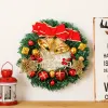 Creative Christmas Door Wreath Christmas Decoration Artificial Garland Wreaths For Car Home Window Wall Decoration